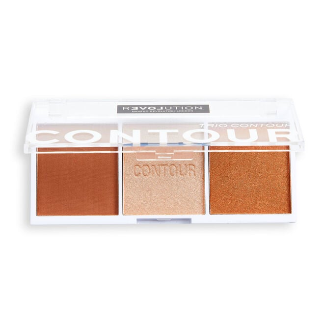 revolution beauty london Relove by Revolution Color Play Contour Trio Palette Baked Sugar