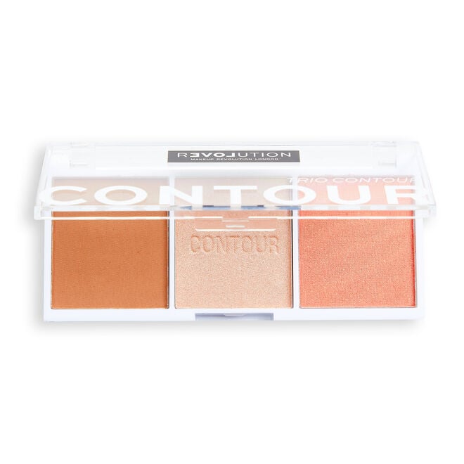 revolution beauty london Relove by Revolution Color Play Contour Trio Palette Sugar