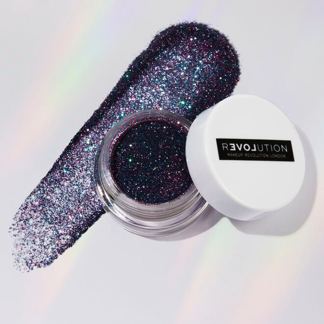 Revolution Beauty London Relove By Revolution Euphoric Glitter Pot Blue Frost