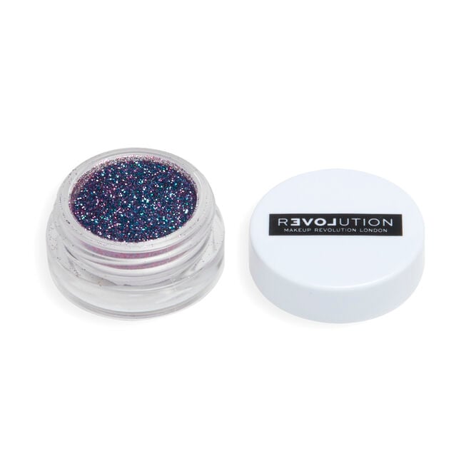 revolution beauty london Relove by Revolution Euphoric Glitter Pot Blue Frost