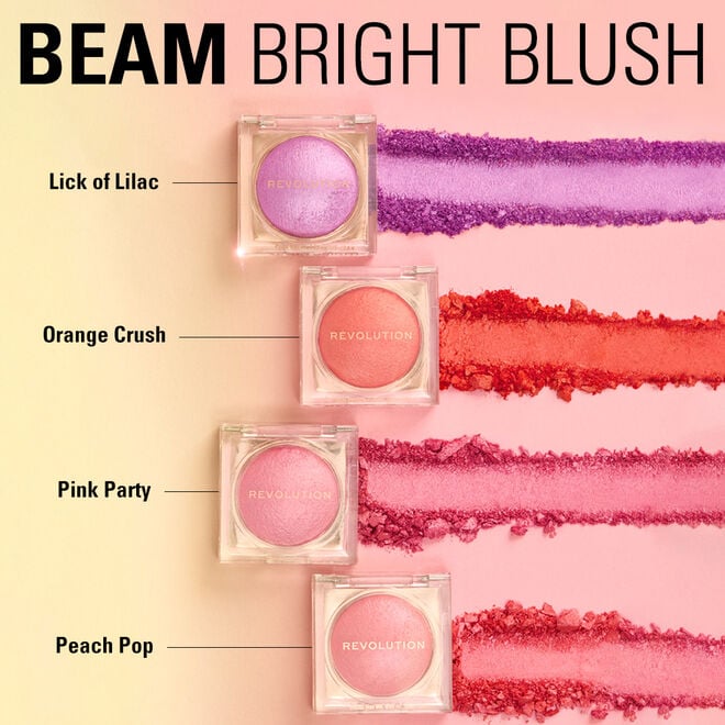 Revolution Beauty London Revolution Beam Bright Blush Peach Pop