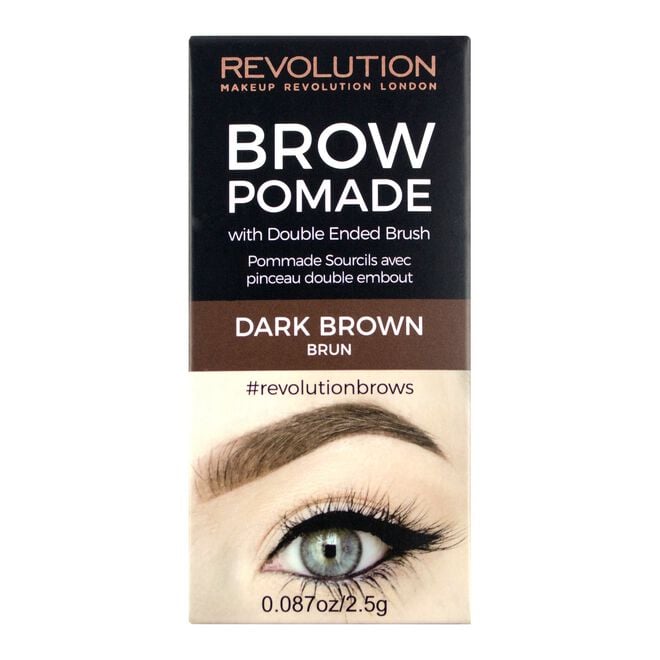 Revolution Beauty London Brow Pomade Dark Brown