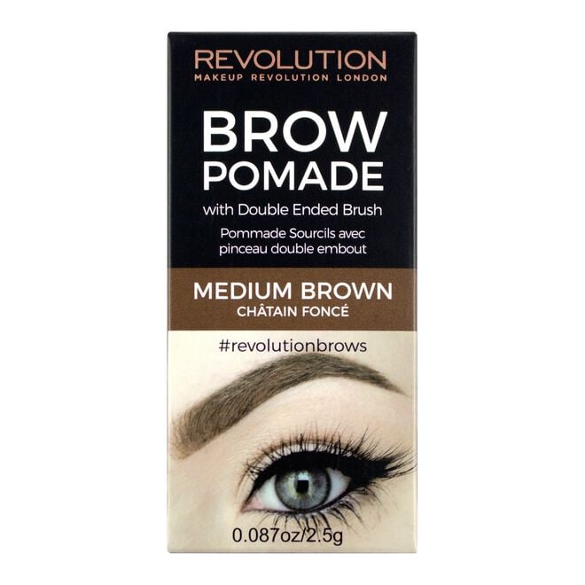 Revolution Beauty London Brow Pomade Medium Brown