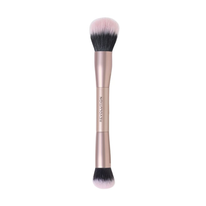 revolution beauty london Revolution Cheek Chisel Blush & Bronze Duo Brush