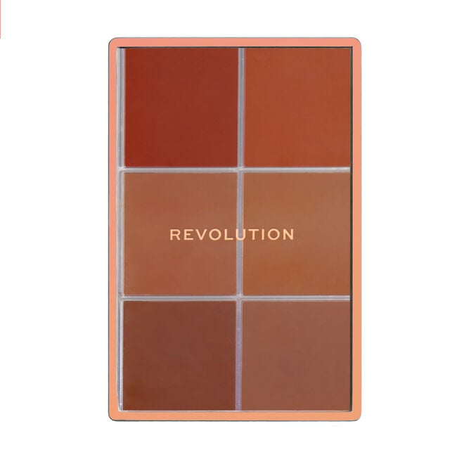 Revolution Beauty London Revolution Everything Base Face Icon Complexion Palette Dark