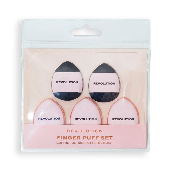 Revolution Beauty London Revolution Mini Finger Powder Puff Set (5 Pack)