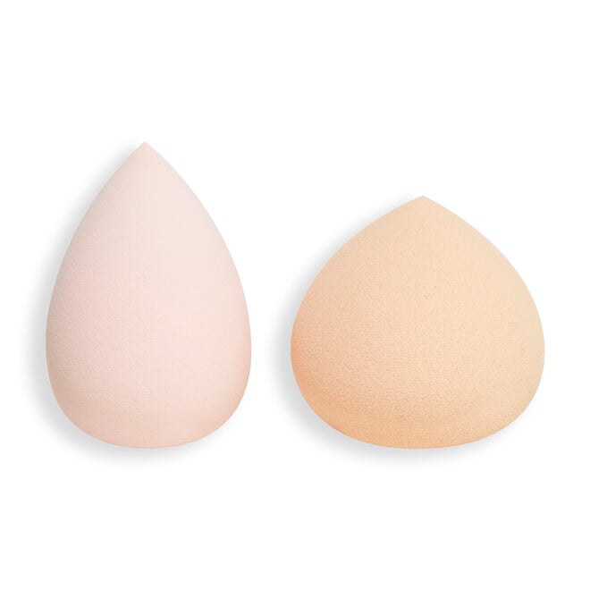 Revolution Beauty London Revolution Peach And Petal Blending Sponge Duo