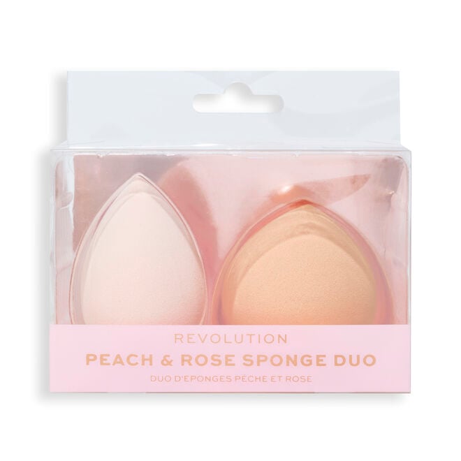 revolution beauty london Revolution Peach and Petal Blending Sponge Duo