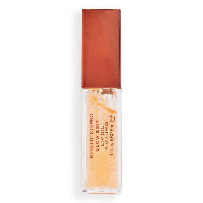 revolution beauty london Revolution Pro Glow Edit Shimmer Lip Oil Forever Orange
