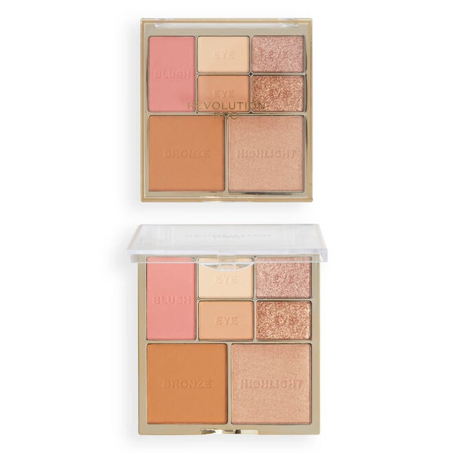 revolution beauty london Revolution Pro Iconic Eye & Cheek Palette Light/Medium