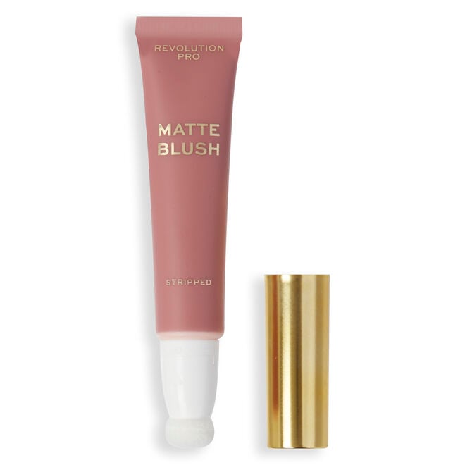 revolution beauty london Revolution Pro Iconic Matte Cream Blush Wand Stripped Pink
