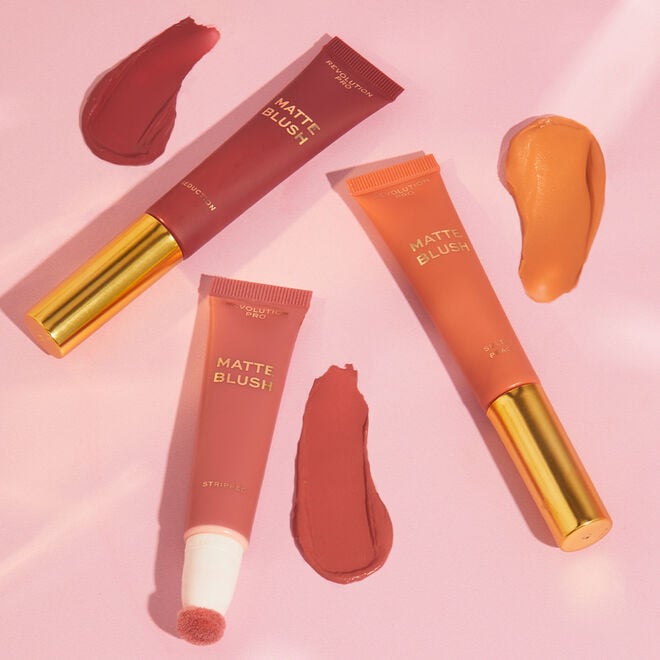 Revolution Beauty London Revolution Pro Iconic Matte Cream Blush Wand Sultry Peach