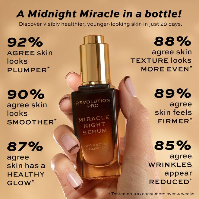 Revolution Beauty London Revolution Pro Miracle Night Rescue Serum Advanced Complex 30ml