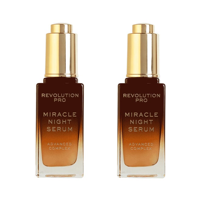 revolution beauty london Revolution Pro Miracle Night Rescue Serum Duo