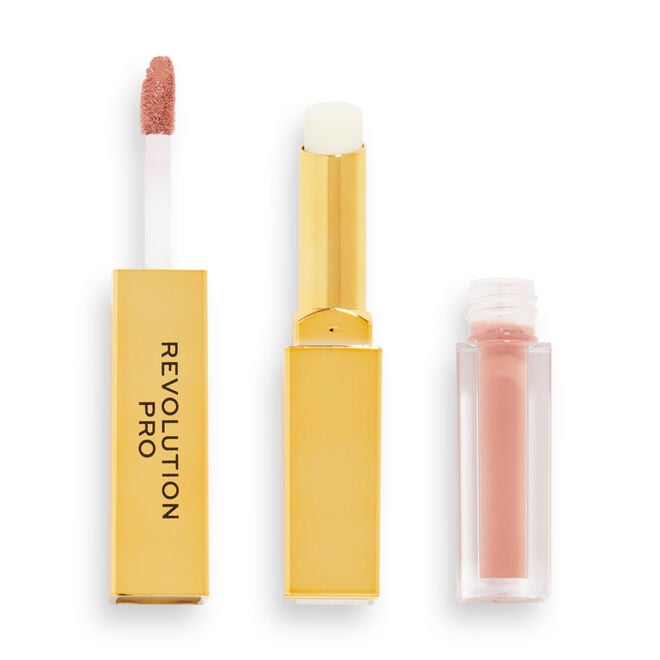 revolution beauty london Revolution Pro Supreme Stay 24h Lip Duo Cashmere
