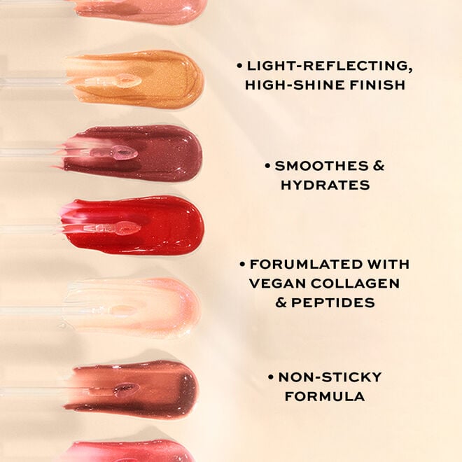 Revolution Beauty London Revolution Pro Vegan Collagen Peptide High Shine Lip Gloss Cashmere