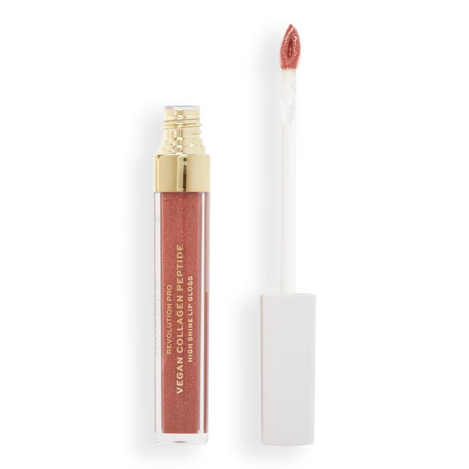 revolution beauty london Revolution Pro Vegan Collagen Peptide High Shine Lip Gloss Bella