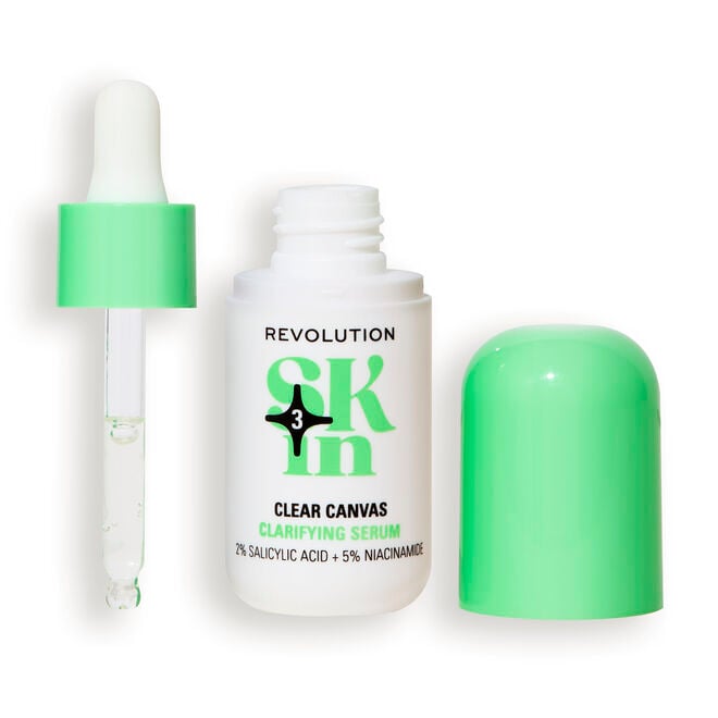 Revolution Beauty London Revolution Skin Clear Canvas 5% Niacinamide & 2% Salicylic Acid Clarifying Serum 30ml