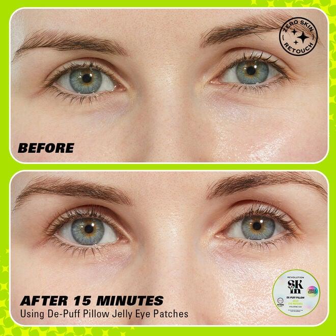 Revolution Beauty London Revolution Skin De-Puff Pillow Hyaluronic Acid Jelly Eye Patches 30 Pairs