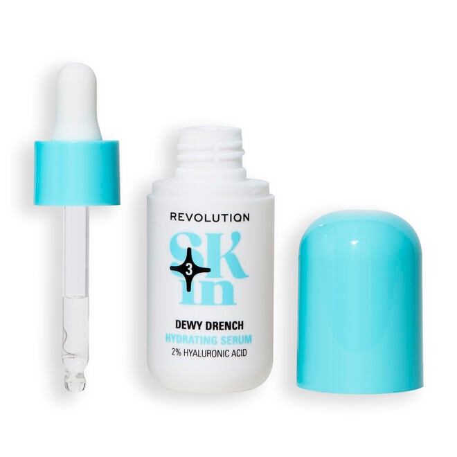 Revolution Beauty London Revolution Skin Dewy Drench 2% Hyaluronic Acid Hydrating Serum 30ml