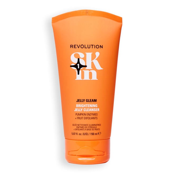 revolution beauty london Revolution Skin Jelly Gleam Natural Fruit AHAs Brightening Jelly Cleanser 150ml