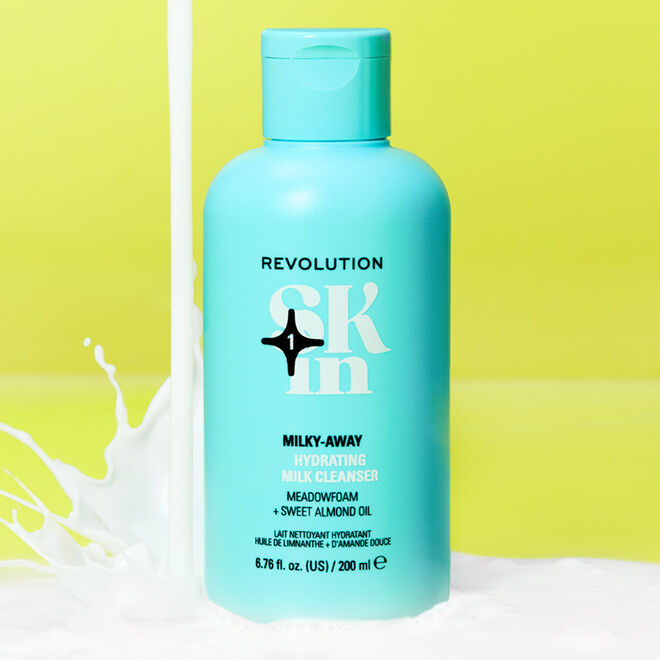 Revolution Beauty London Revolution Skin Milky-Away Meadowfoam & Sweet Almond Oil Hydrating Milk Cleanser 200ml