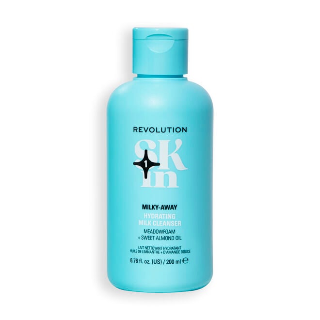 revolution beauty london Revolution Skin Milky-Away Meadowfoam & Sweet Almond Oil Hydrating Milk Cleanser 200ml