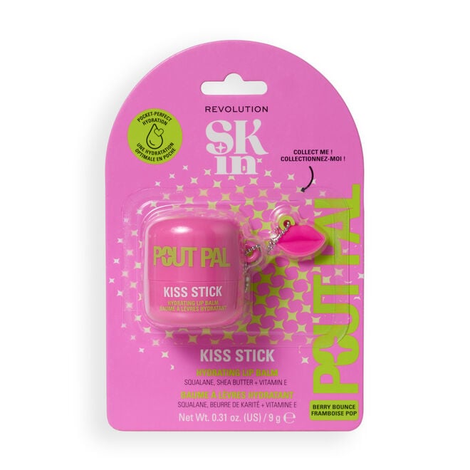 revolution beauty london Revolution Skin Pout Pal Kiss Stick Lip Balm Berry