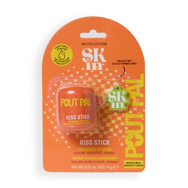 revolution beauty london Revolution Skin Pout Pal Kiss Stick Lip Balm Mango