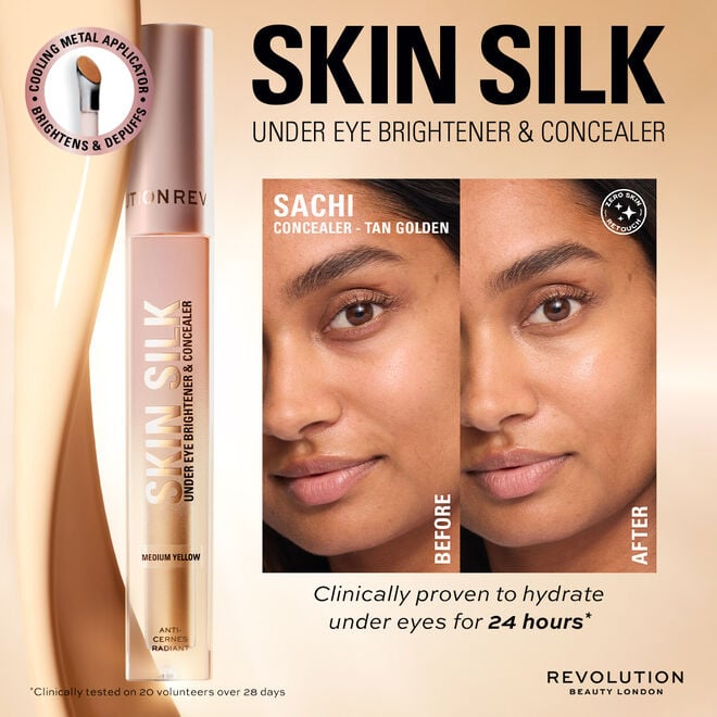Revolution Beauty London Revolution Skin Silk Radiant Serum Under Eye Brightener & Concealer