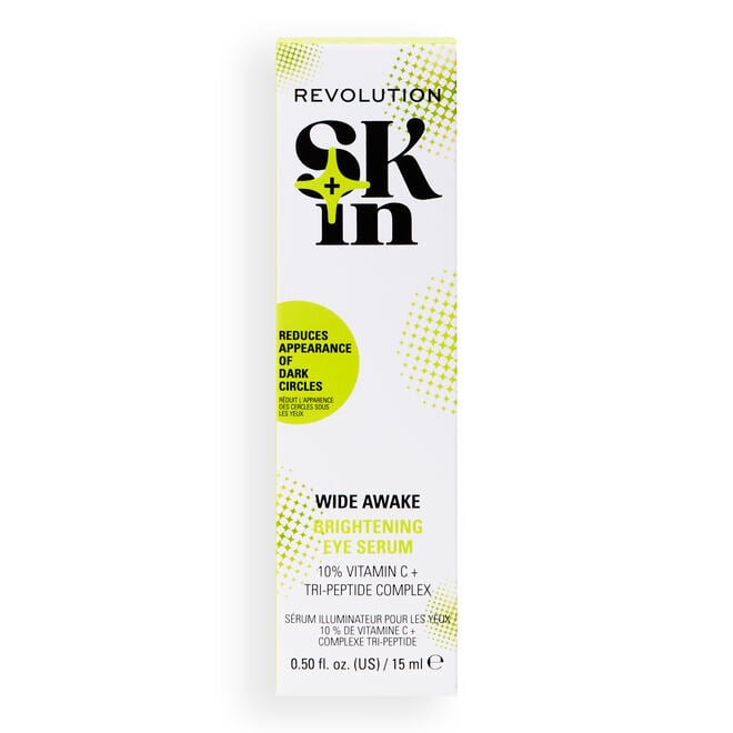 Revolution Beauty London Revolution Skin Wide Awake 10% Vitamin C & Tri-Peptide Brightening Eye Serum 15ml