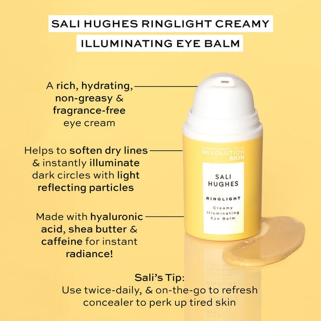 Revolution Beauty London Revolution Skincare X Sali Hughes Ringlight Creamy Illuminating Eye Balm 15ml