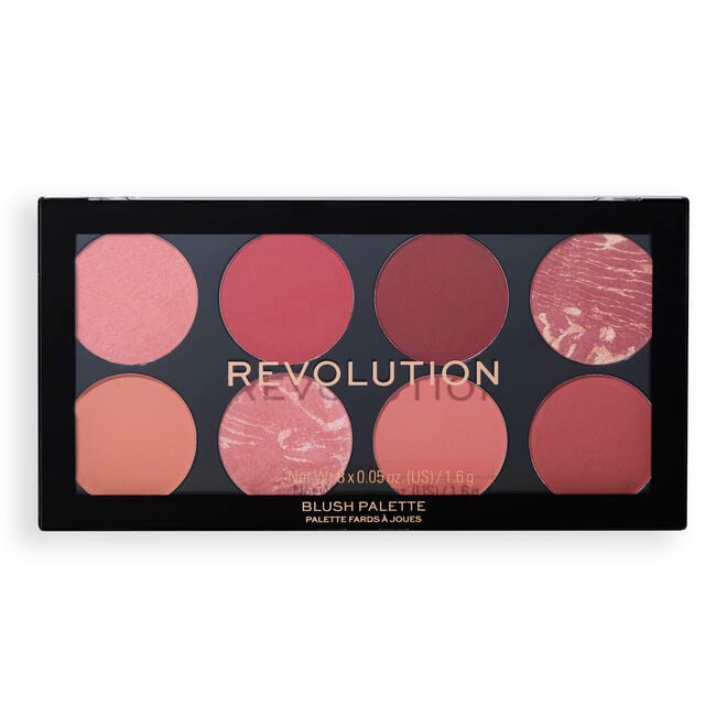 revolution beauty london Revolution Ultra Blush Palette Sunset Burst
