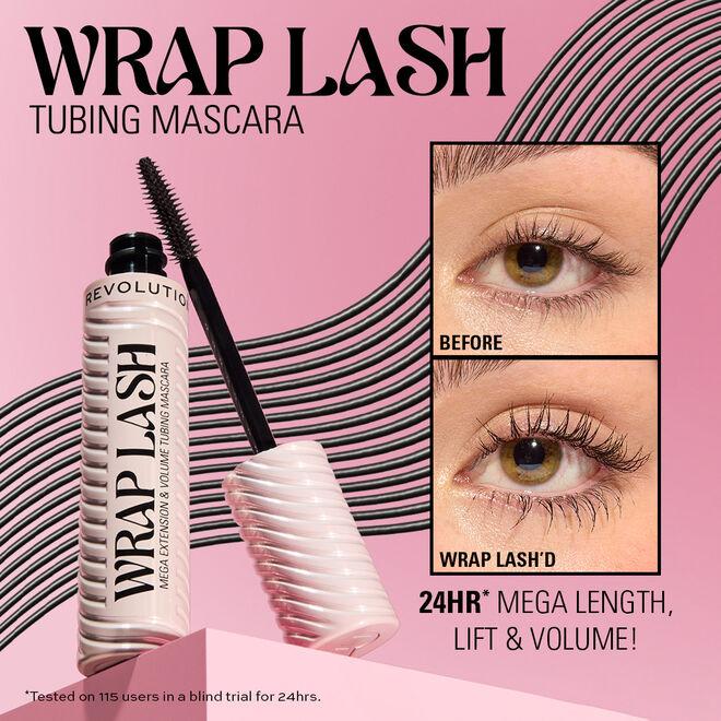 Revolution Beauty London Revolution Wrap Lash Tubing Mascara Black & Burgundy Duo