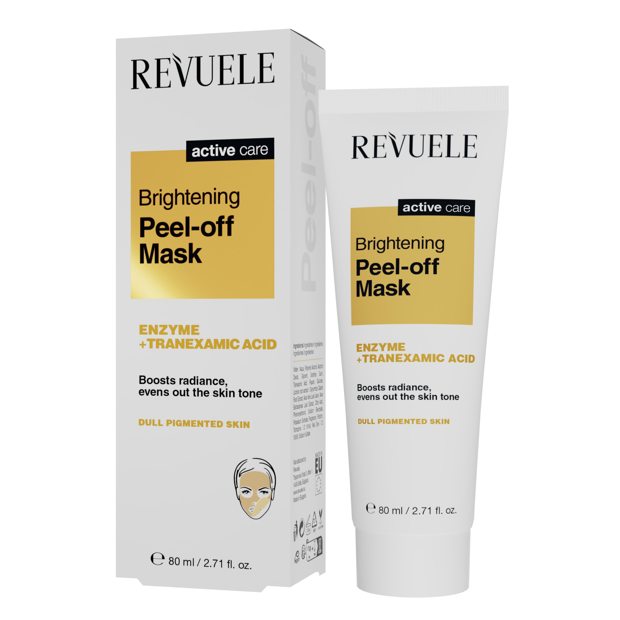 revuele REVUELE ACTIVE CARE BRIGHTENING PEEL-OFF MASK