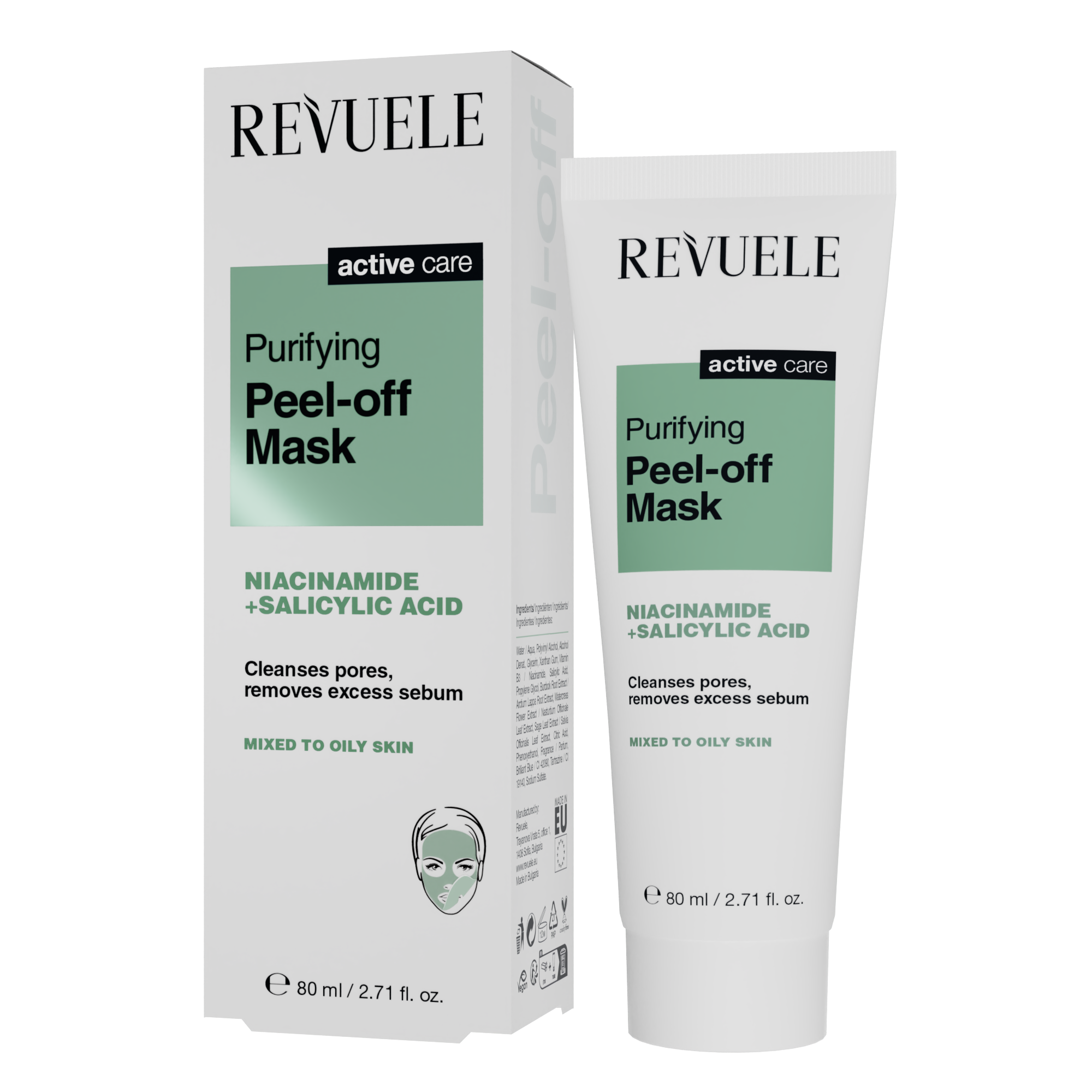revuele REVUELE ACTIVE CARE PURIFYING PEEL-OFF MASK