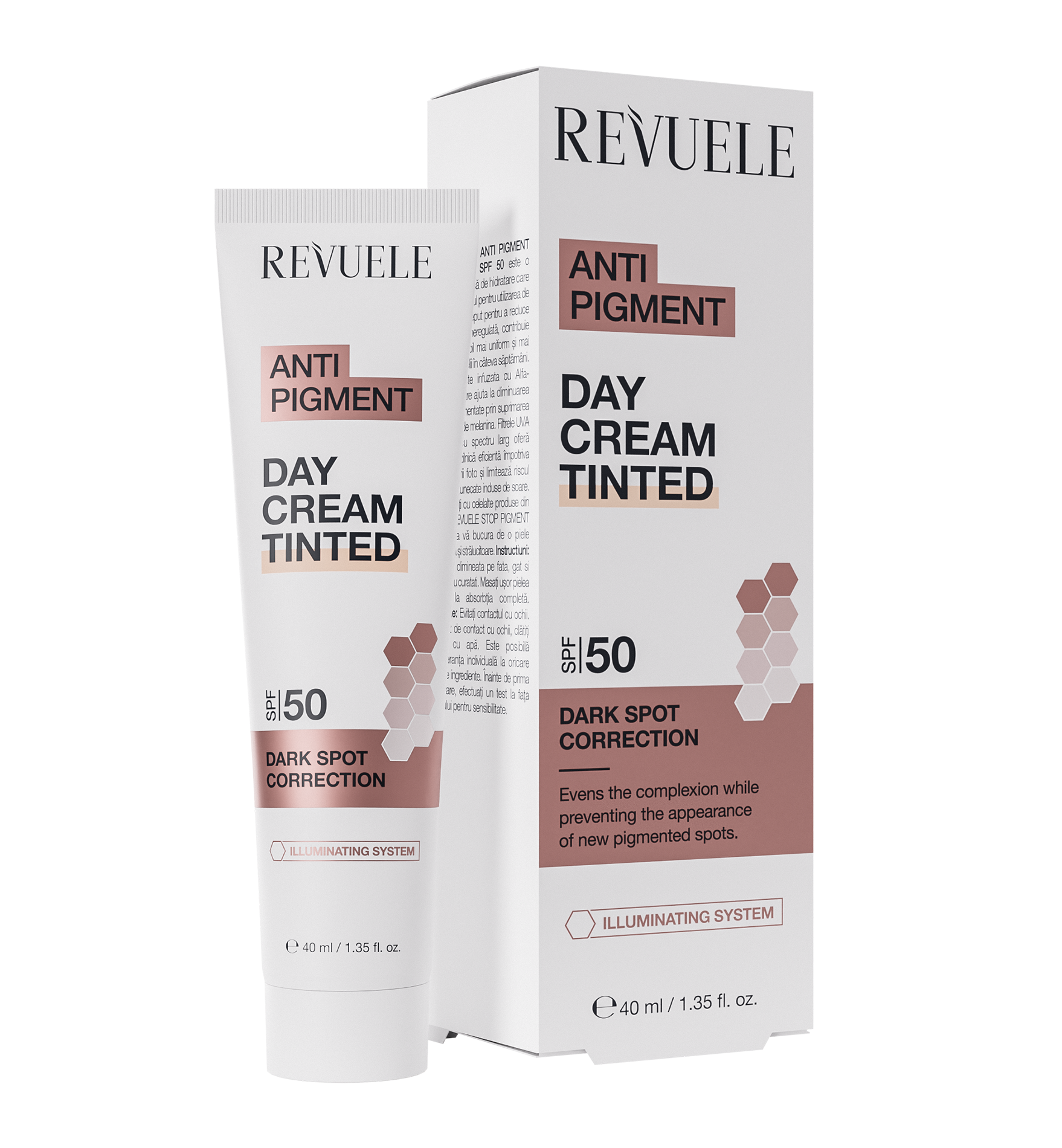 revuele REVUELE ANTI PIGMENT DAY CREAM TINTED SPF 50