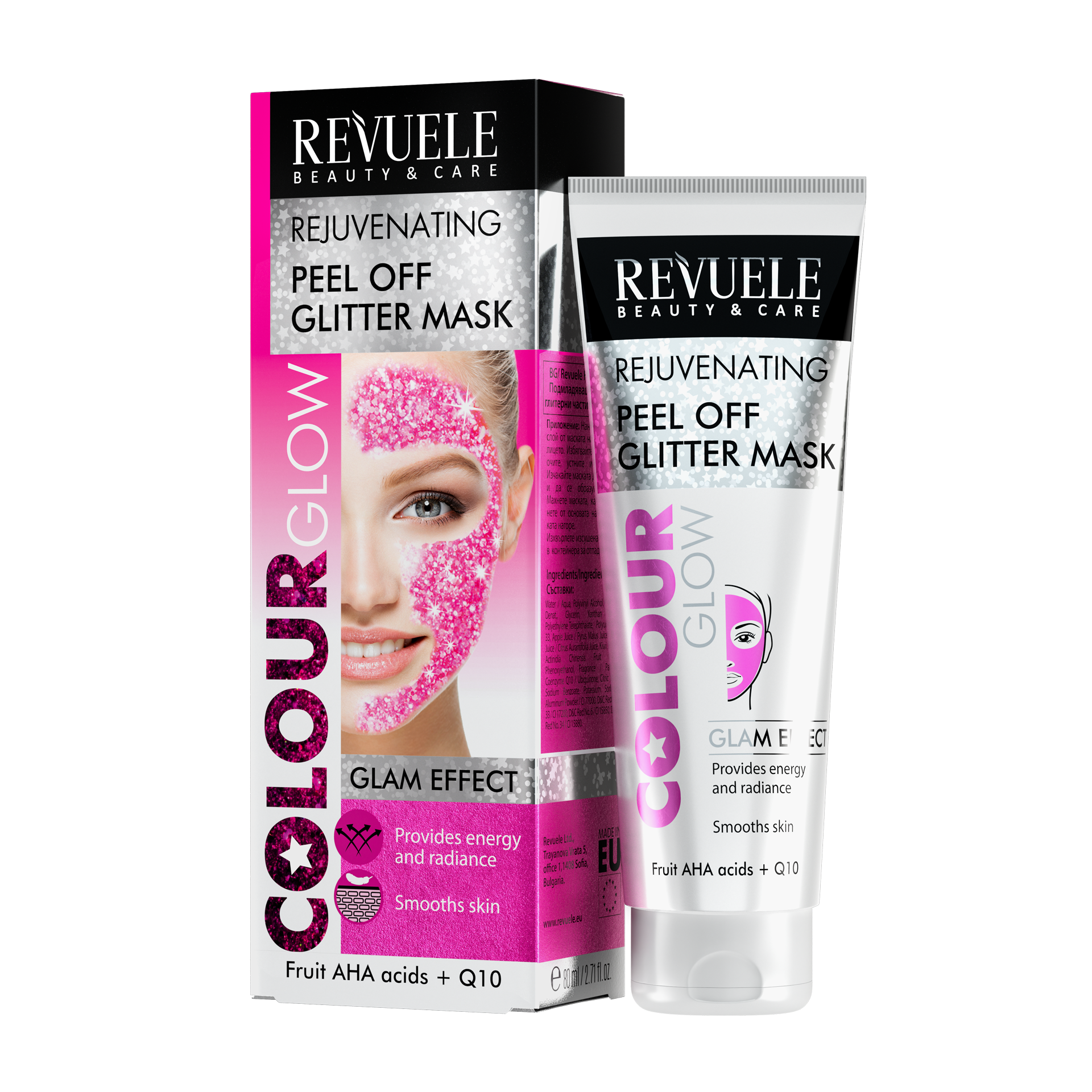 revuele REVUELE COLOUR GLOW Rejuvenating Peel off Mask
