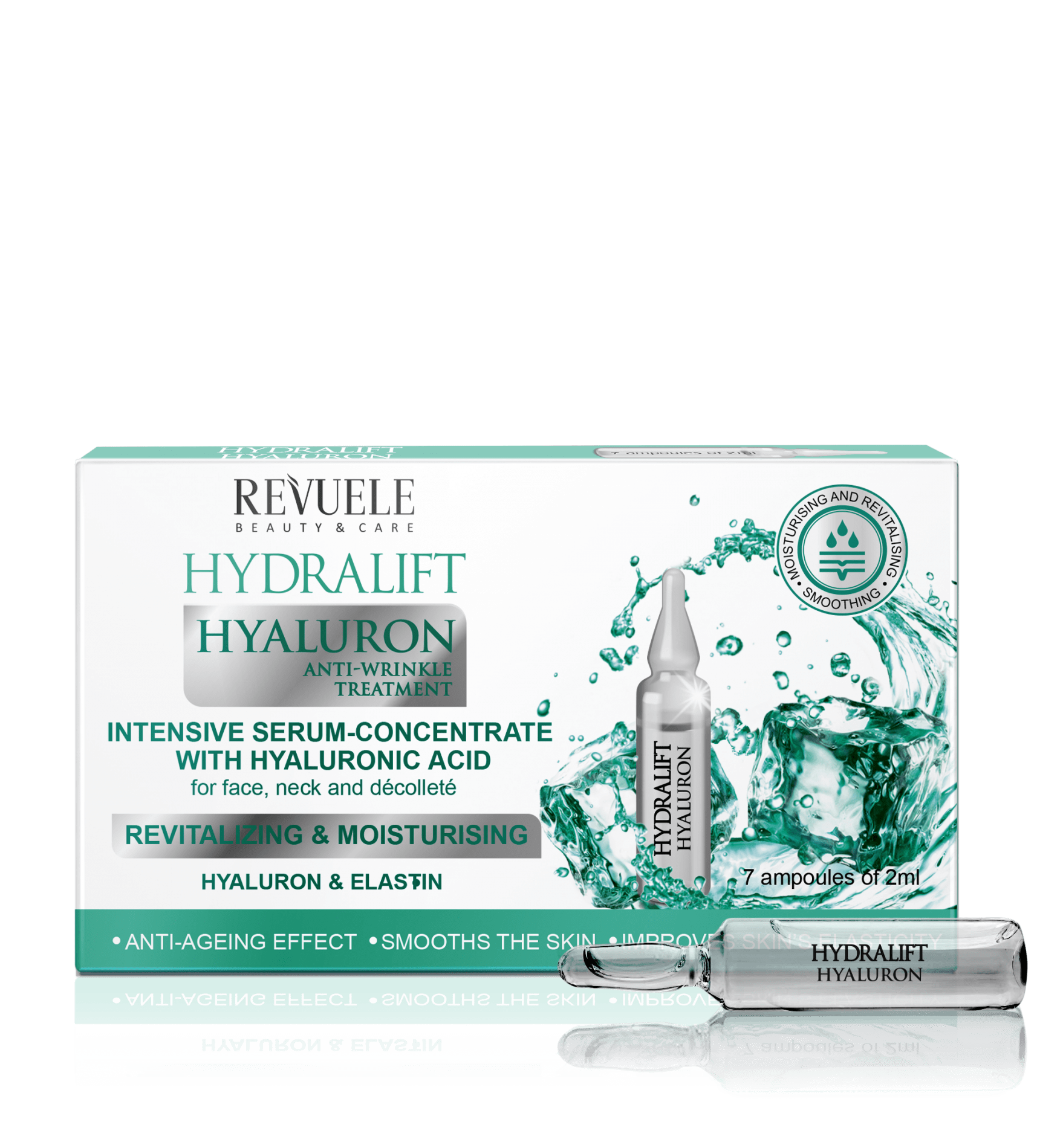revuele REVUELE HYDRALIFT HYALURON Ampoules Intensive Serum-concentrate With Hyaluronic Acid