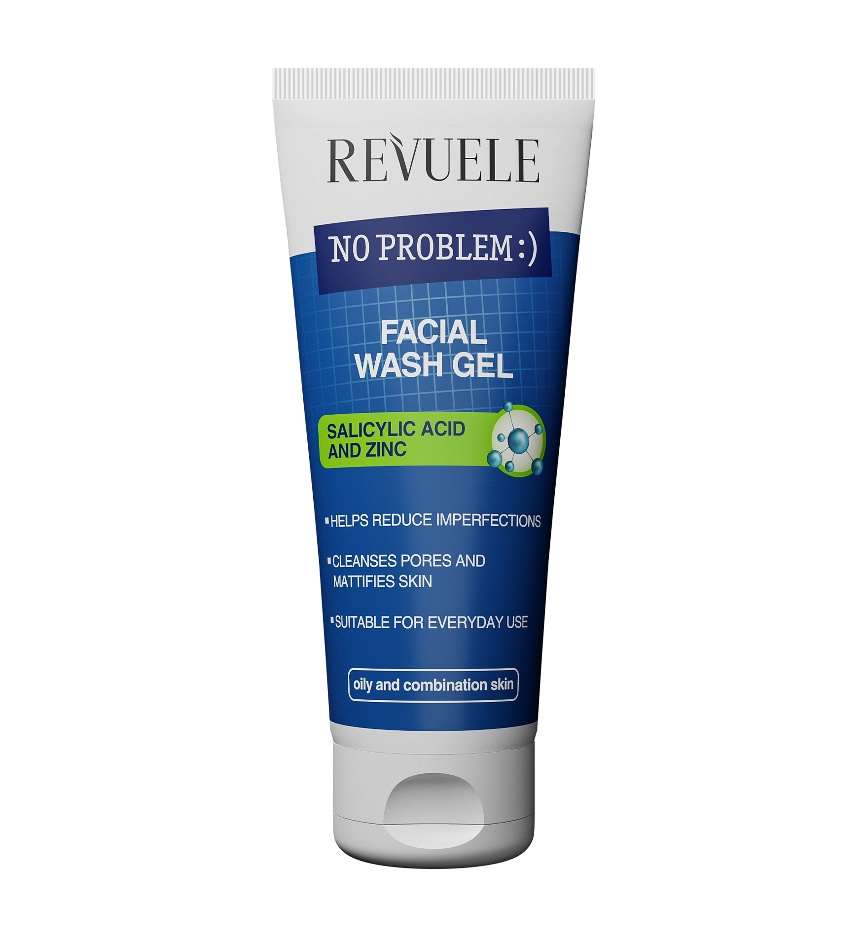 revuele REVUELE NO PROBLEM FACIAL WASH GEL SALICYLIC ACID AND ZINC