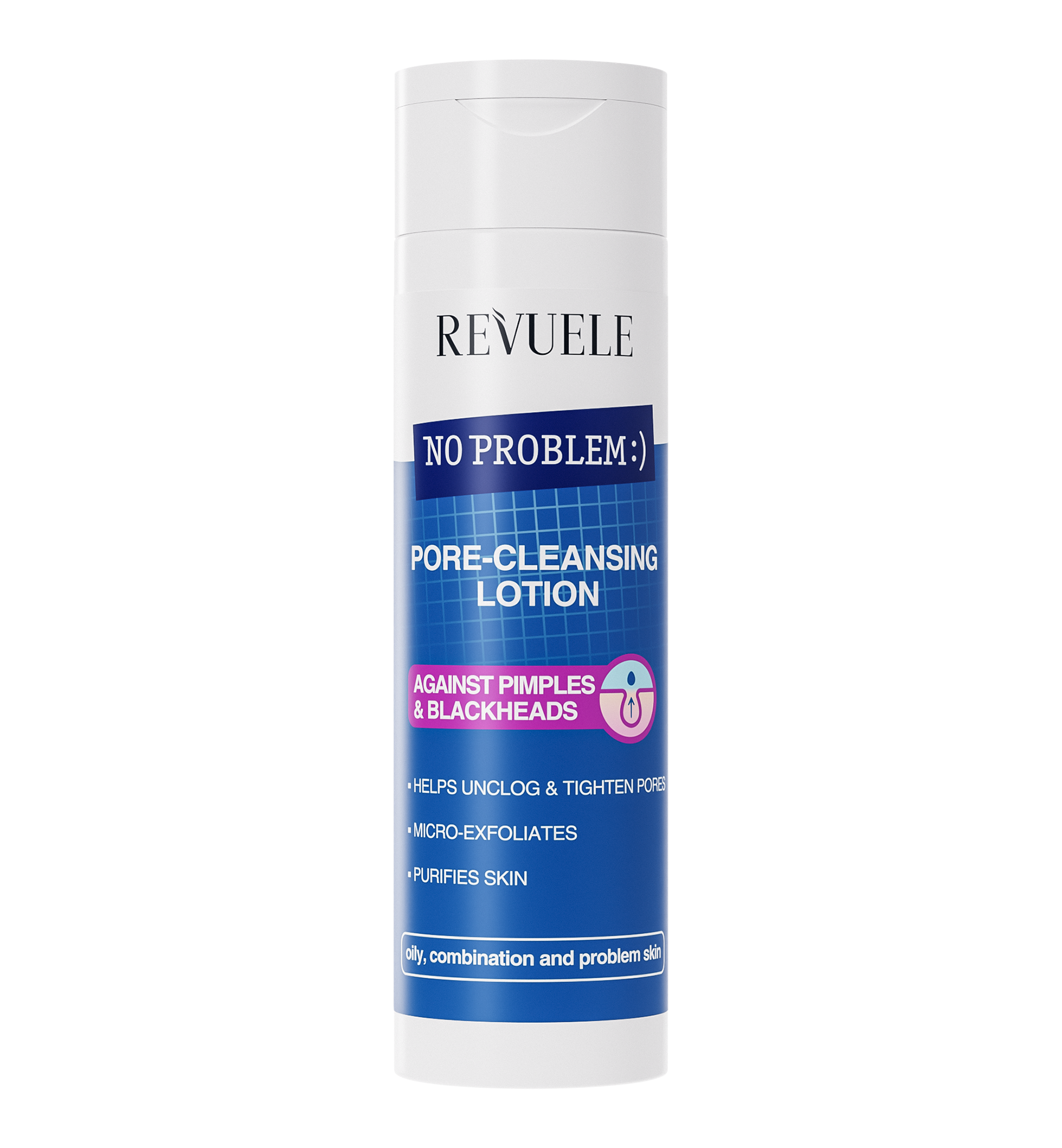 revuele REVUELE NO PROBLEM PORE-CLEANSING LOTION AGAINST PIMPLES & BLACKHEADS