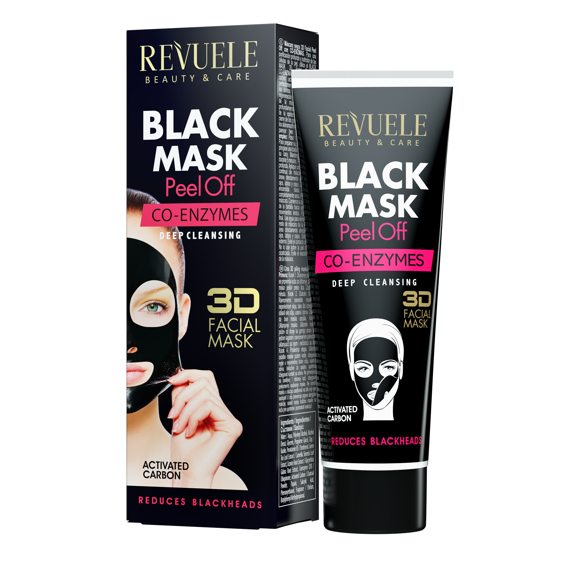 revuele REVUELE BLACK MASK Peel Off Co-Enzymes