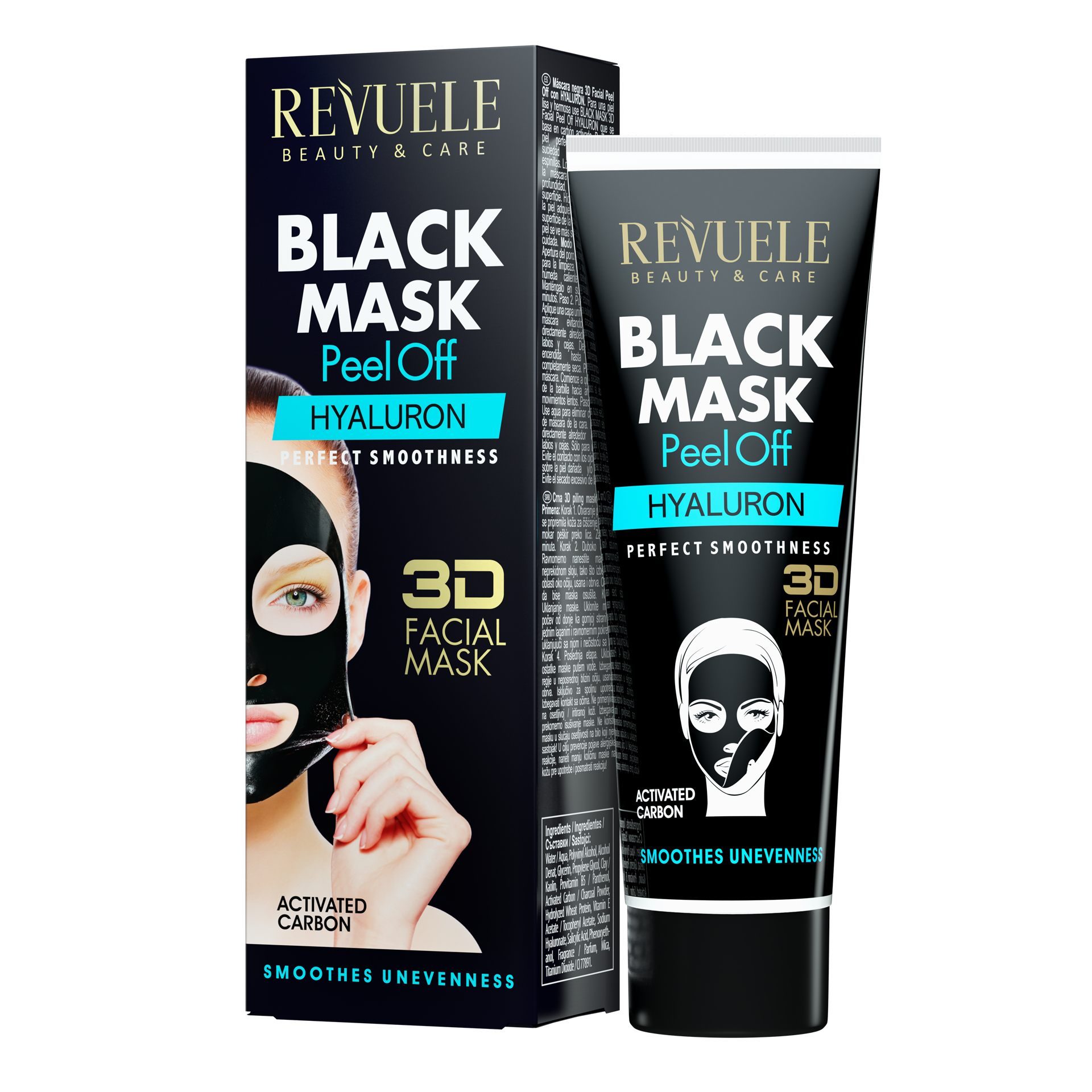 revuele REVUELE BLACK MASK Peel Off Hyaluron