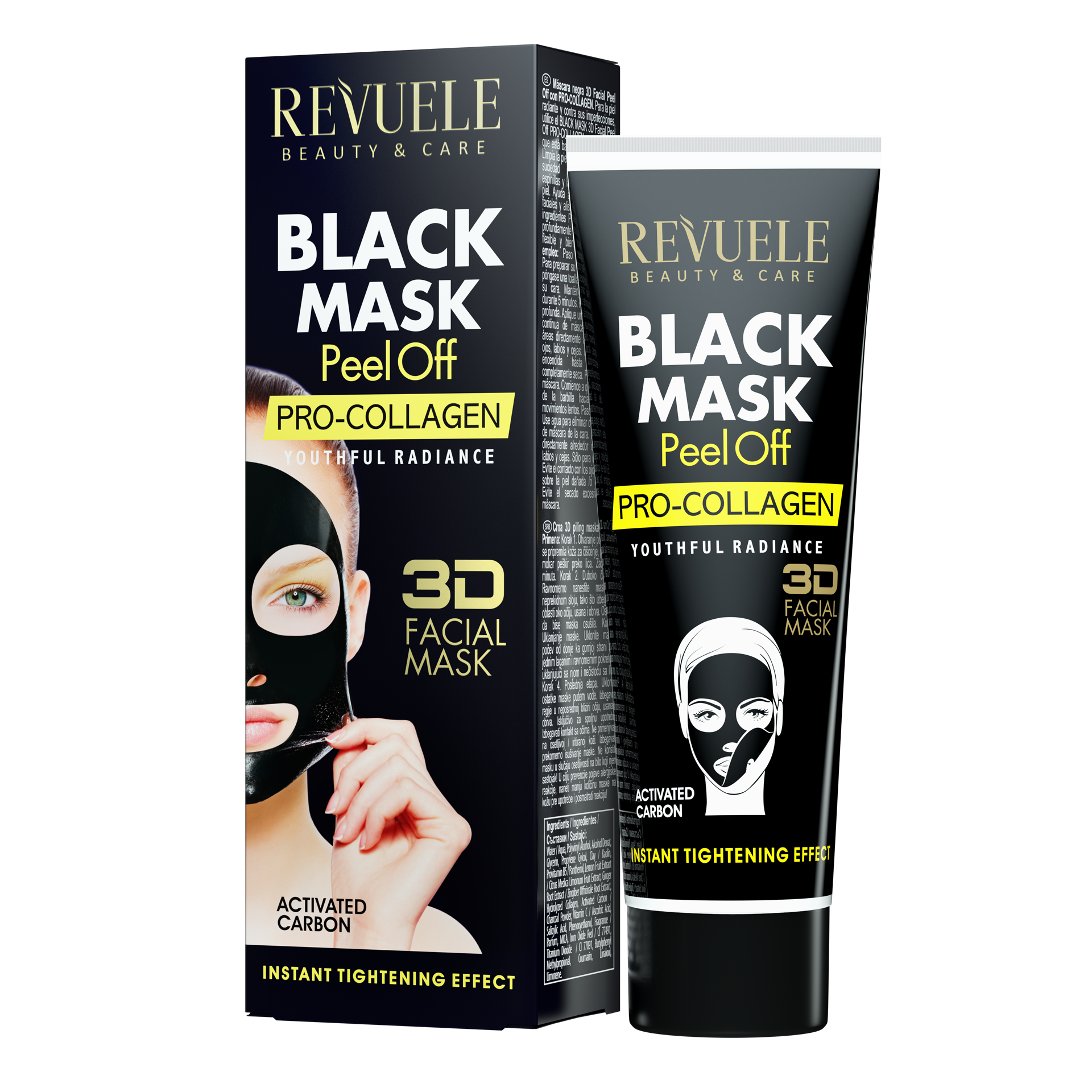 revuele REVUELE BLACK MASK Peel Off Pro-Collagen