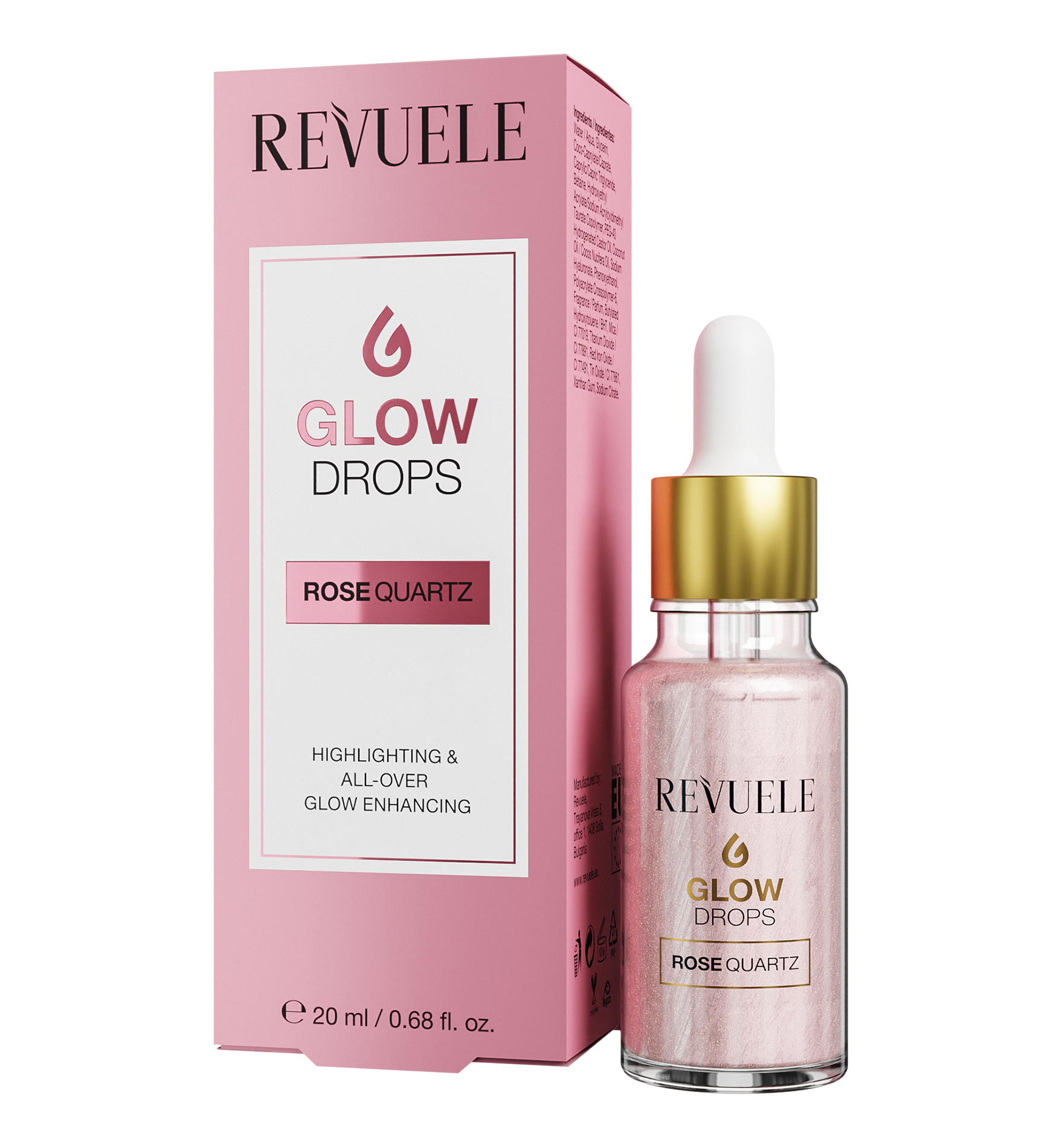 revuele REVUELE GLOW DROPS ROSE QUARTZ