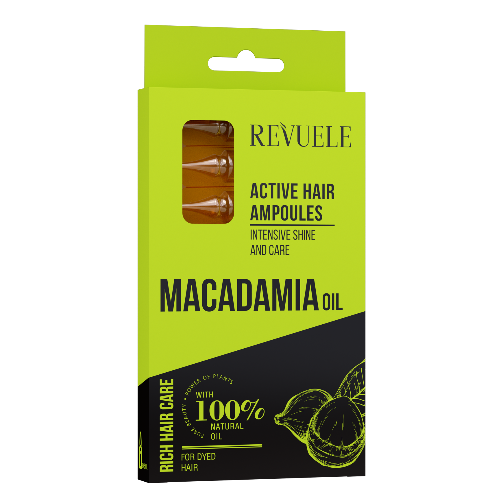 revuele REVUELE MACADAMIA OIL ACTIVE HAIR AMPOULES