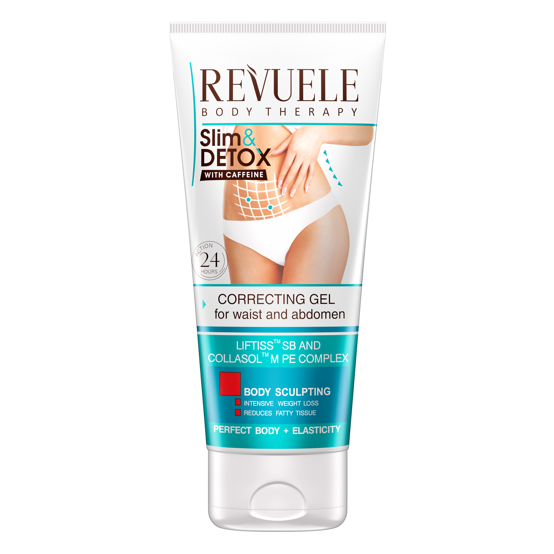revuele REVUELE SLIM & DETOX WITH CAFFEINE Correcting Gel for Waist and Abdomen