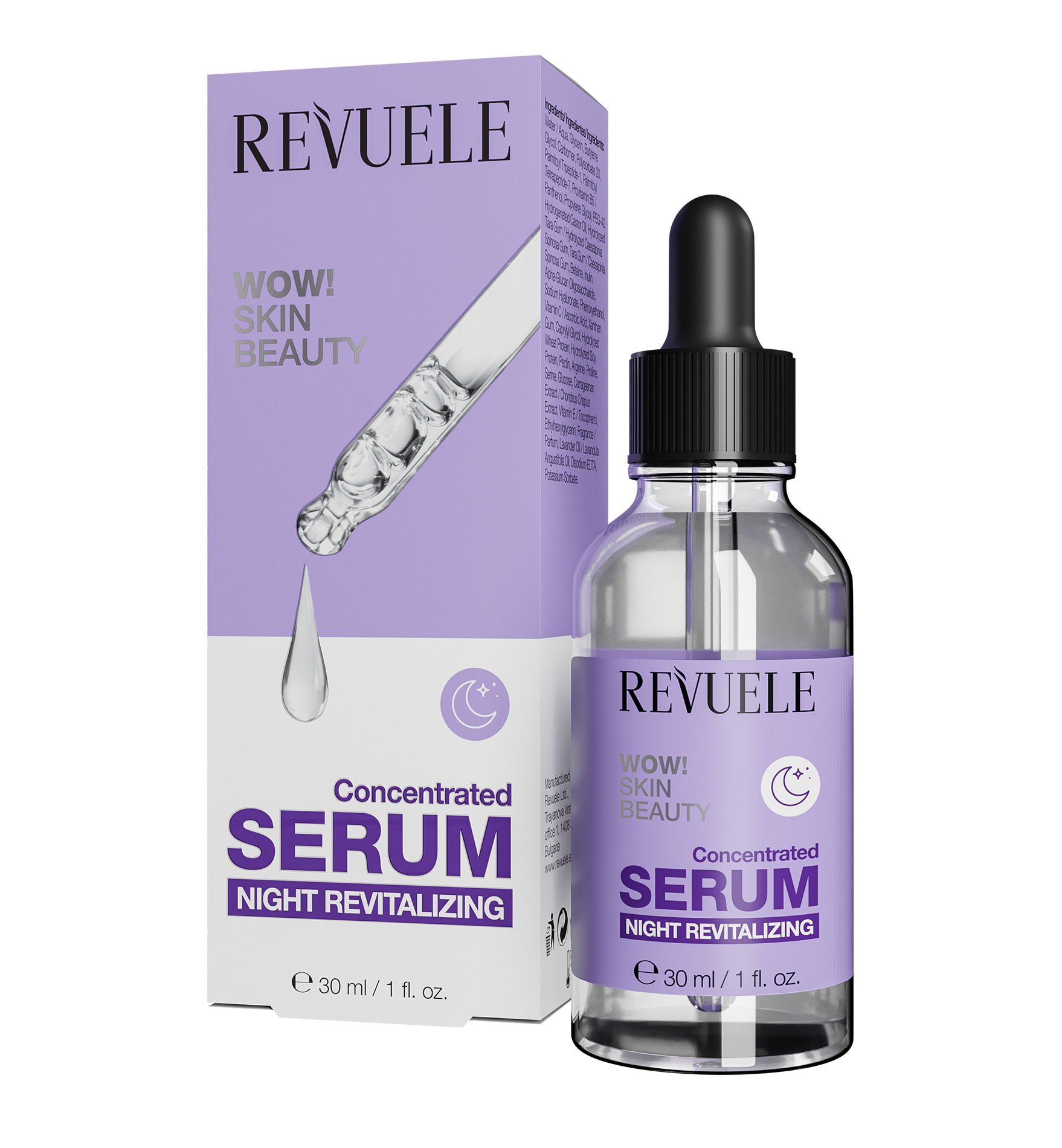 revuele REVUELE WOW SKIN BEAUTY CONCENTRATED SERUM NIGHT REVITALIZING
