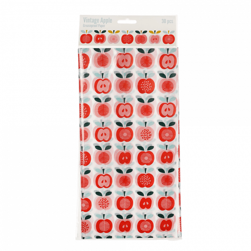 Rex London 30 Sheets Greaseproof Paper - Vintage Apple