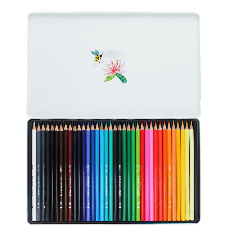Rex London 36 Colouring Pencils In A Tin - Wonders Of Nature